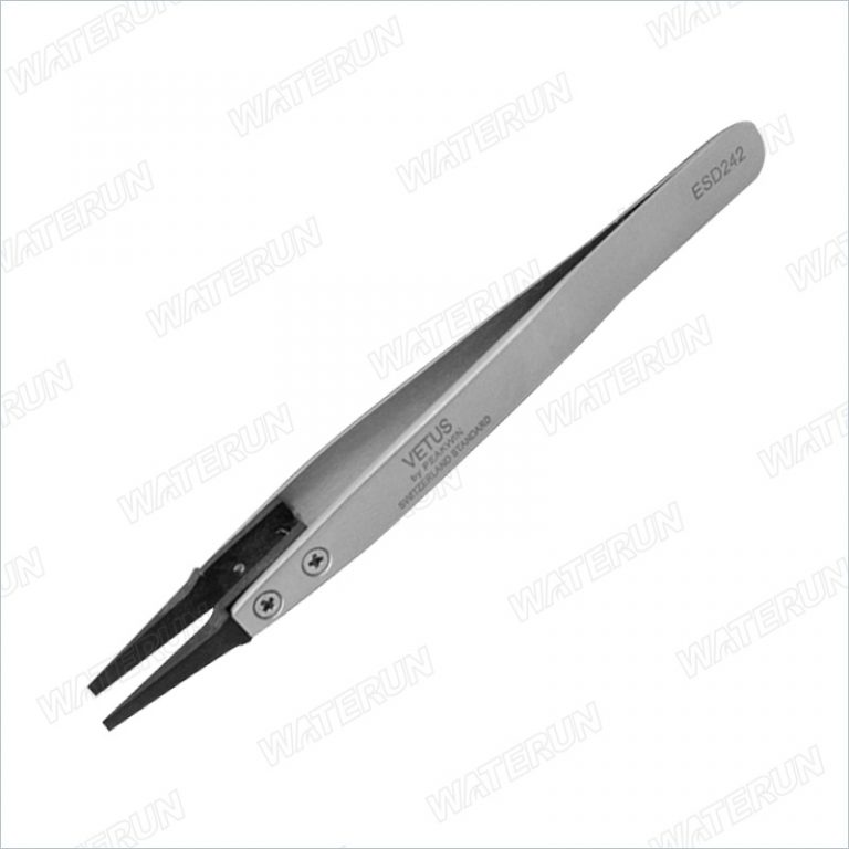VETUS ESD Replaceable Tip Stainless Steel Tweezers ESD00 powerstep