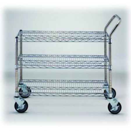 WIRE SHELVES AND UTILITY CARTS