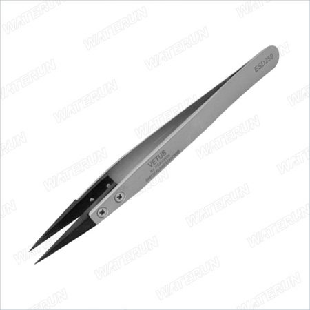 ESD Replaceable Tip Stainless Steel Tweezers