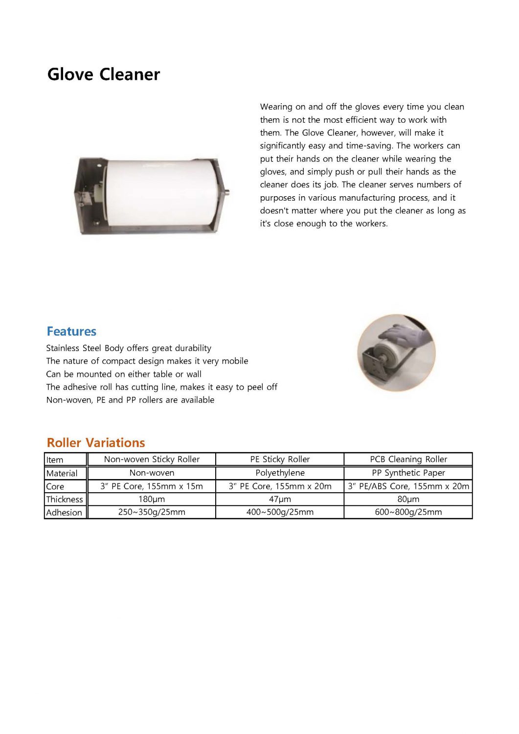 GLOVE CLEANER powerstep